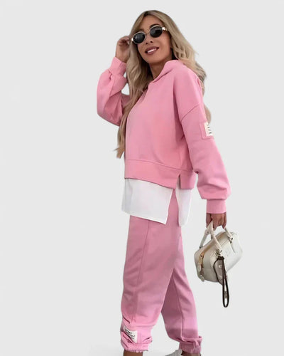 Maya | Layered Hoodie Set