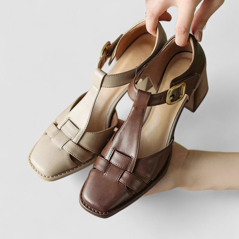 Helen | Orthopedic Mary Jane Block Heels