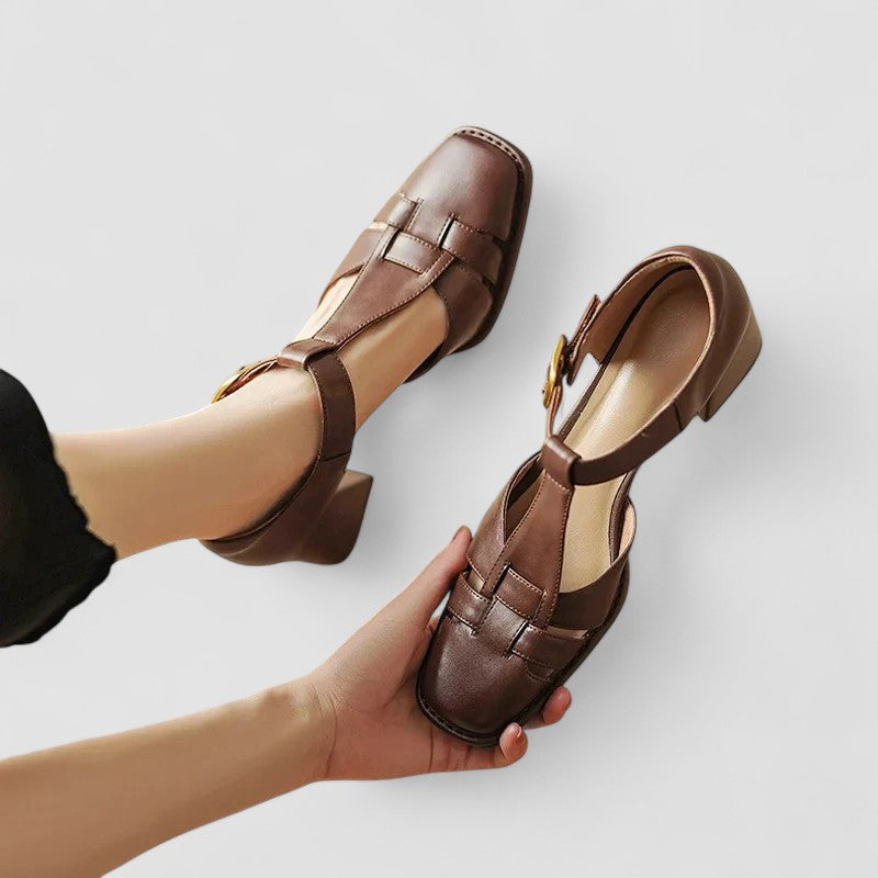 Helen | Orthopedic Mary Jane Block Heels