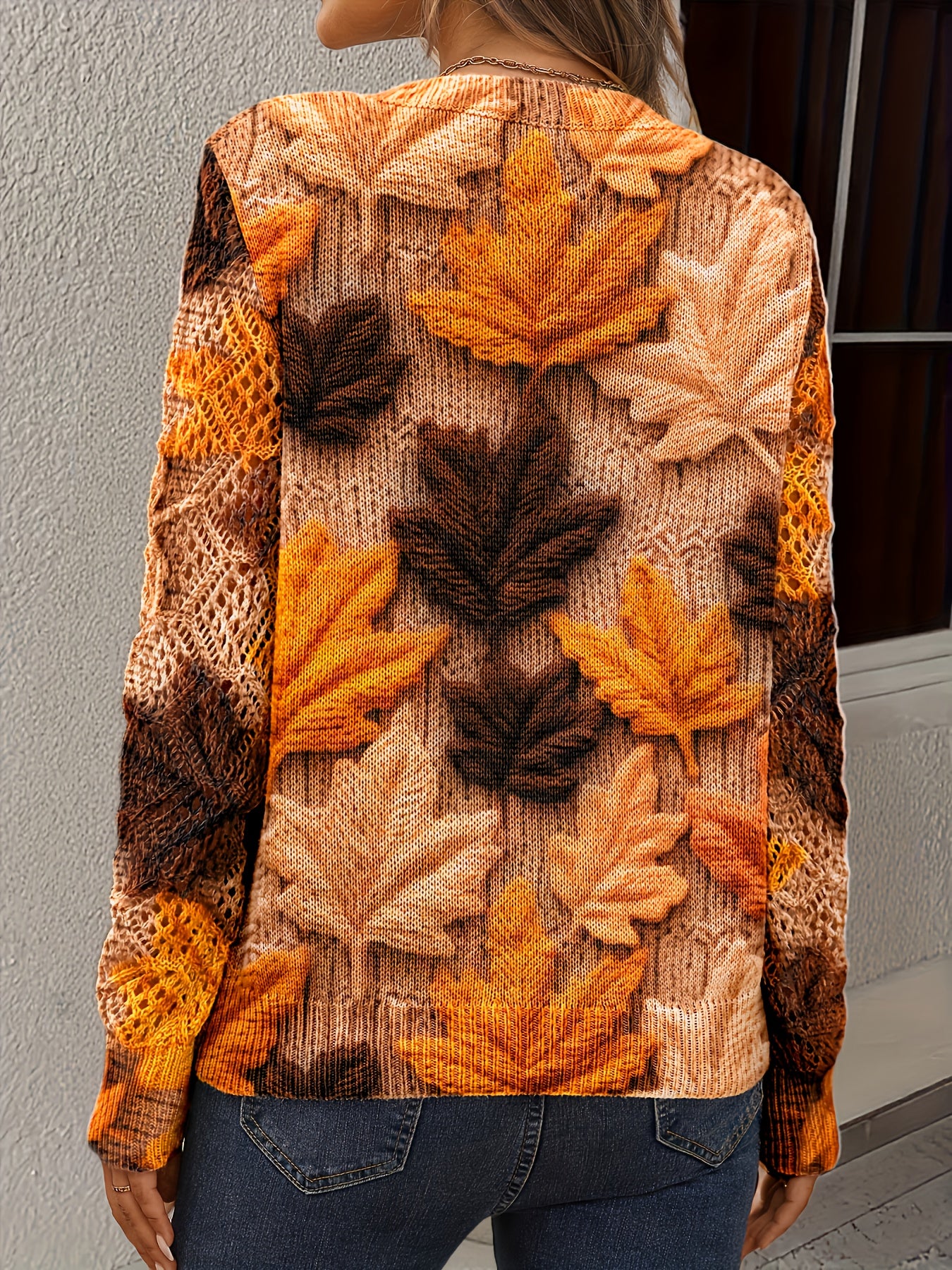 Joanna | Autumn Glow V-Neck Sweater