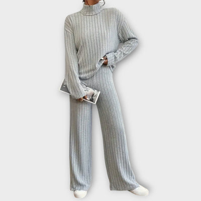Avery | Ribbed Knit Two-Piece Lounge Set