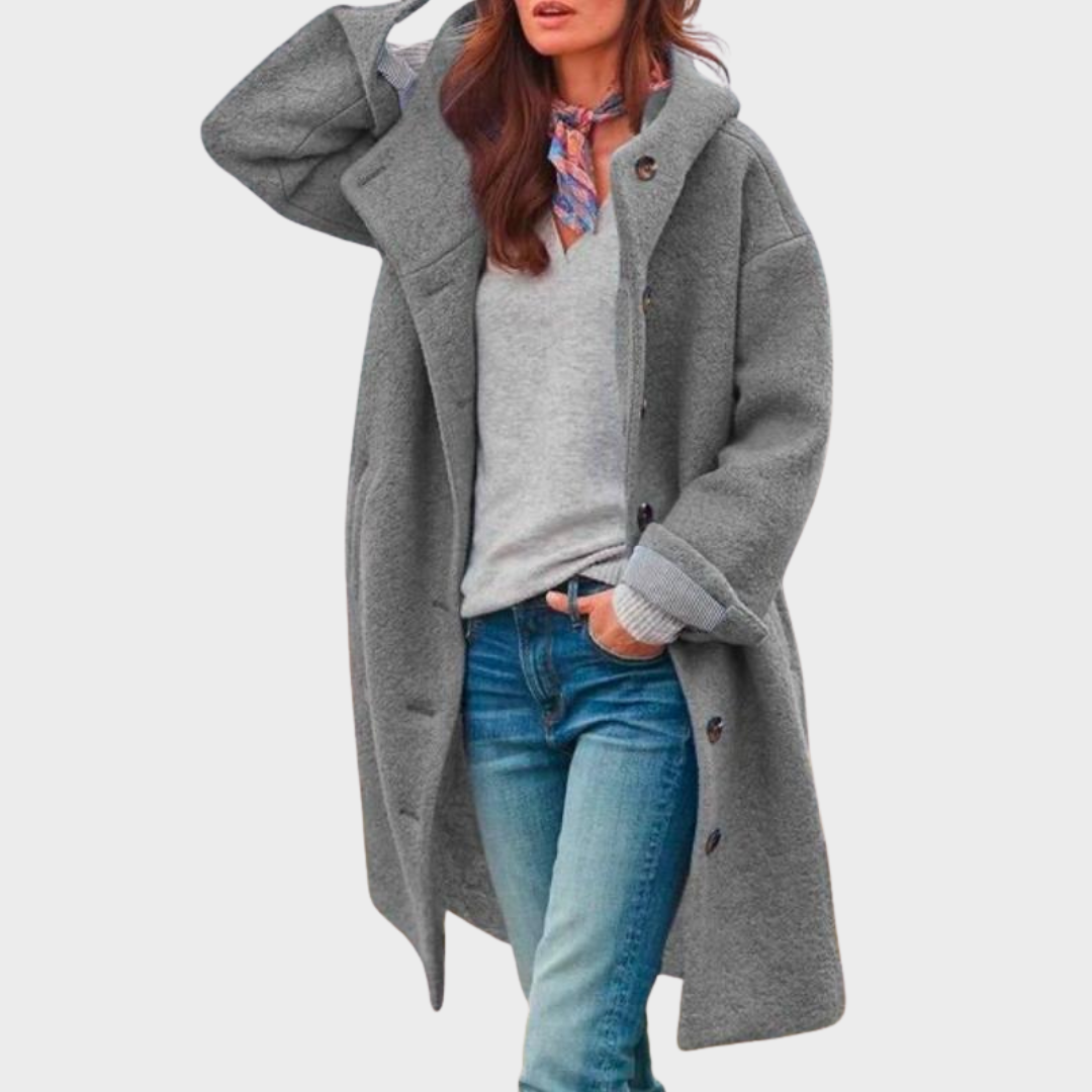Lana | Cozy Button-Up Fleece Overcoat