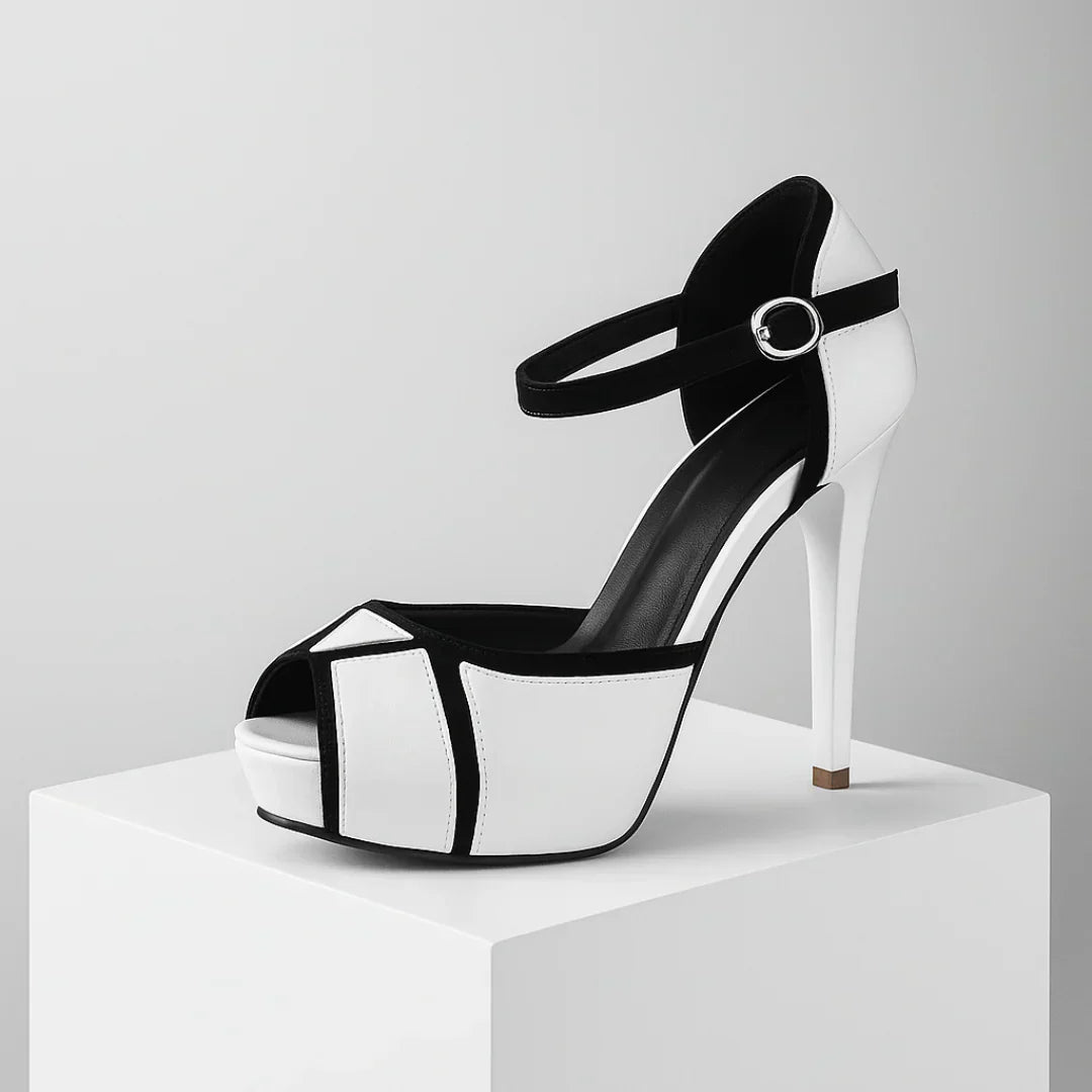 Renee | Elegant Two-Tone Heels