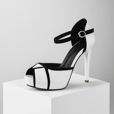 Renee | Elegant Two-Tone Heels