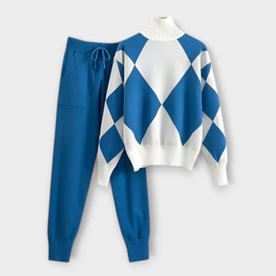 Sophie | Argyle Knit Set