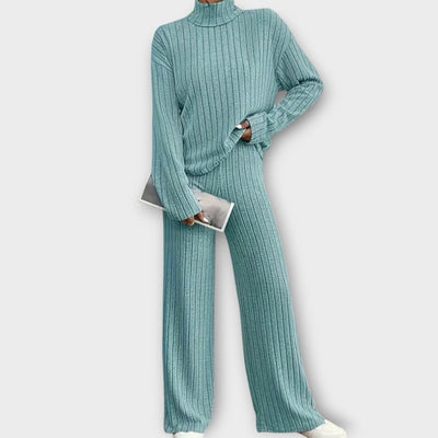 Avery | Ribbed Knit Two-Piece Lounge Set