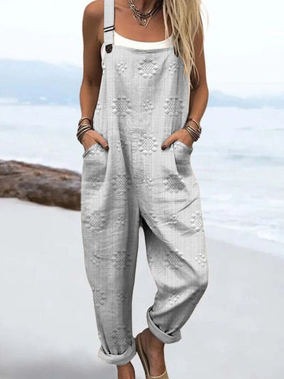 Shirley | Easy Fit Textured Meadow Overall