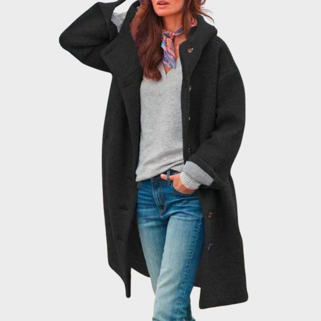 Lana | Cozy Button-Up Fleece Overcoat
