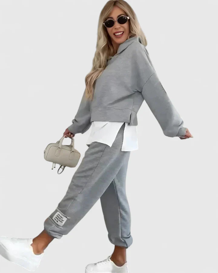 Maya | Layered Hoodie Set