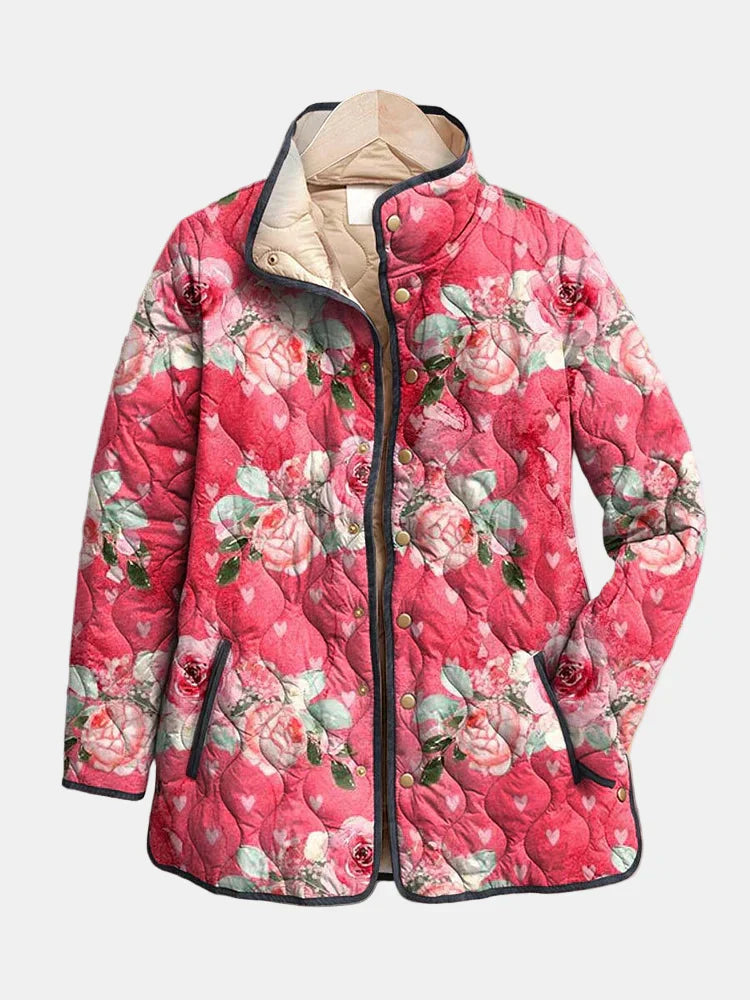 Charlotte | Rose Garden Quilted Jacket