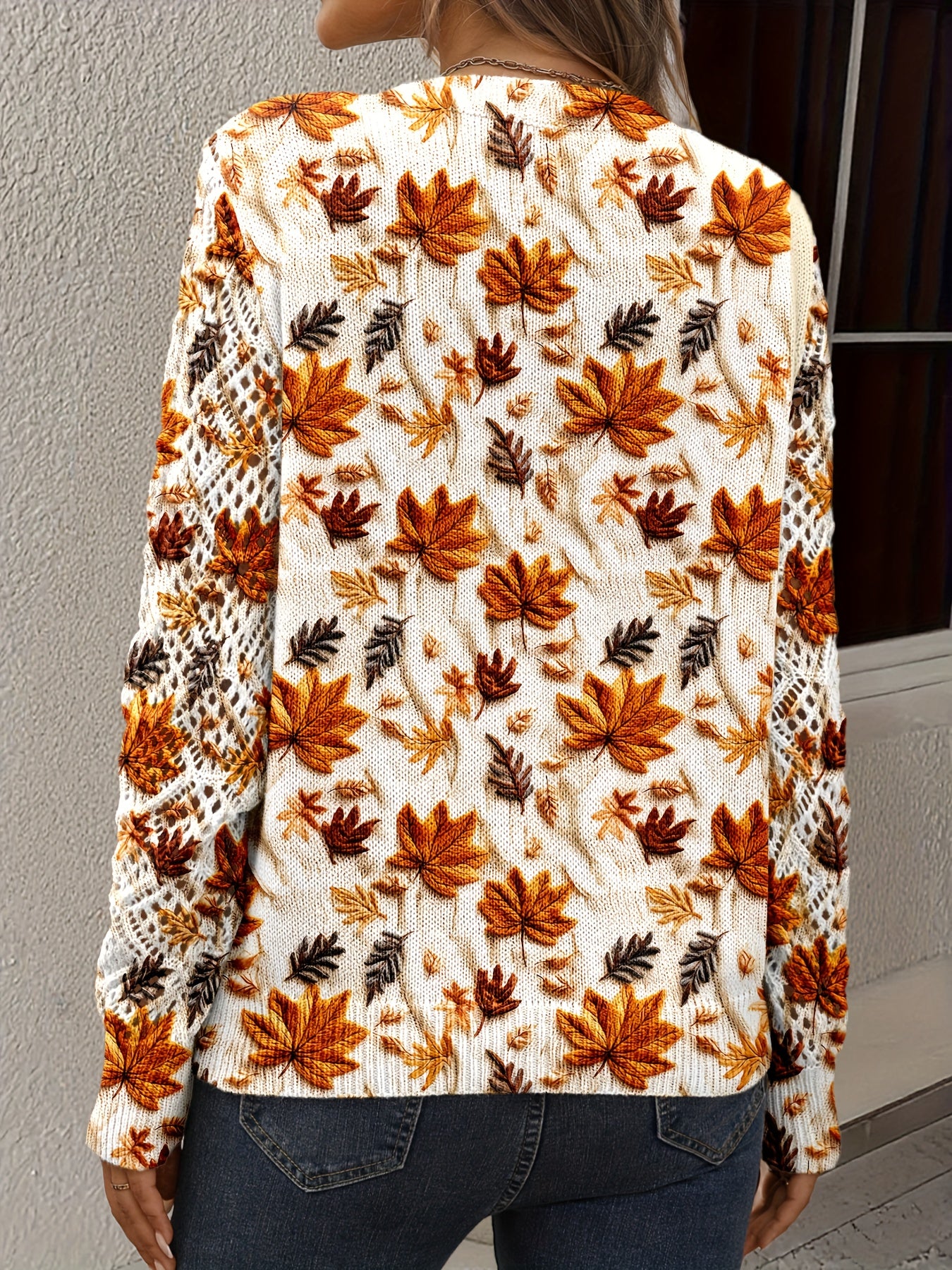Marjorie | Warm Autumn-Leaf Comfort Sweater