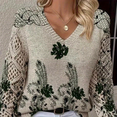 Helen | Soft Evening-Fern Comfort Sweater