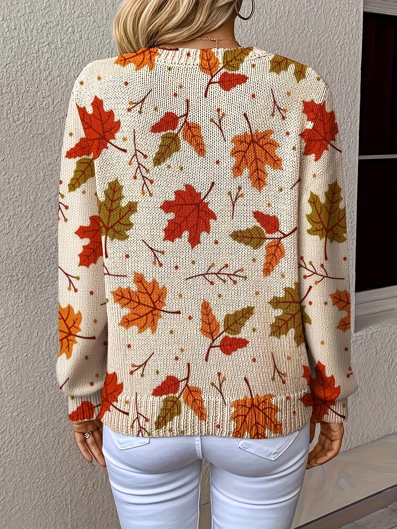 Lois | Easygoing Autumn-Leaf Everyday Sweater