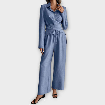 Vanessa | Wrap Detail Two Piece Set