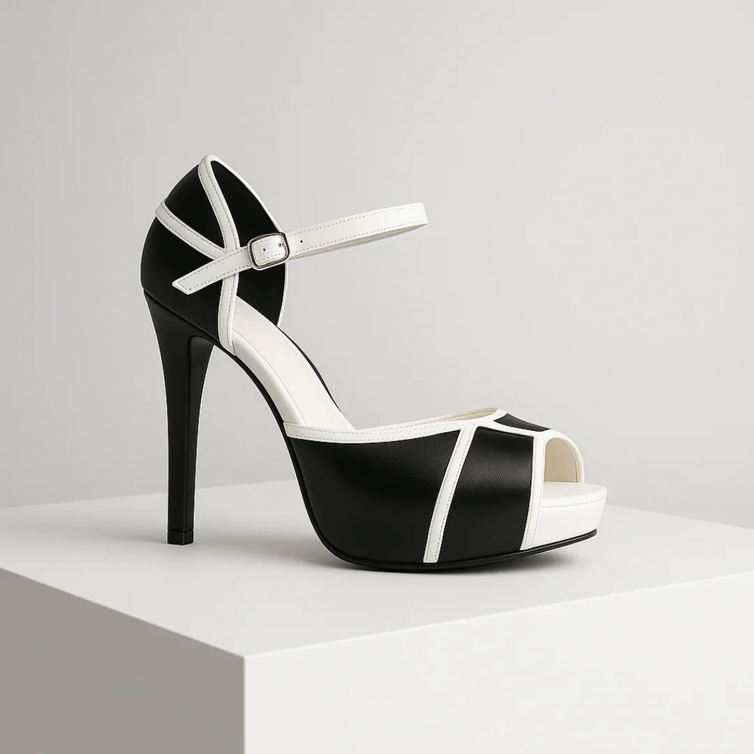 Renee | Elegant Two-Tone Heels