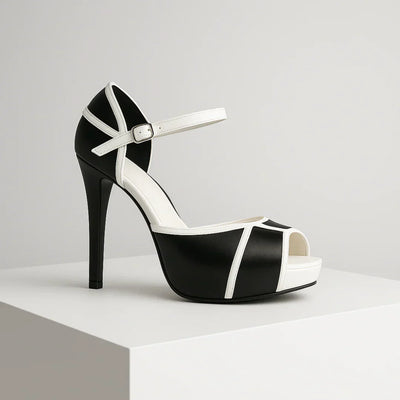 Renee | Elegant Two-Tone Heels