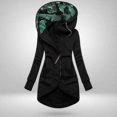 Sierra | Sleek Zip-Up Hooded Coat