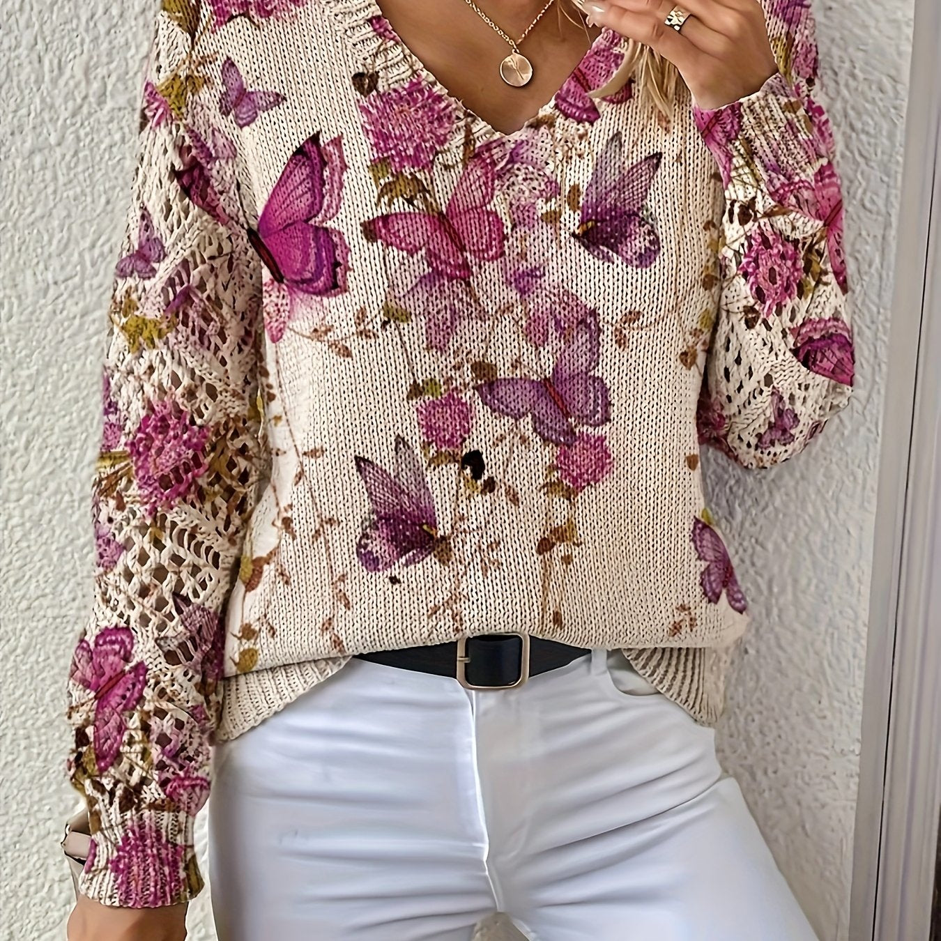 Diana | Gentle Butterfly-Whisper Comfort Sweater