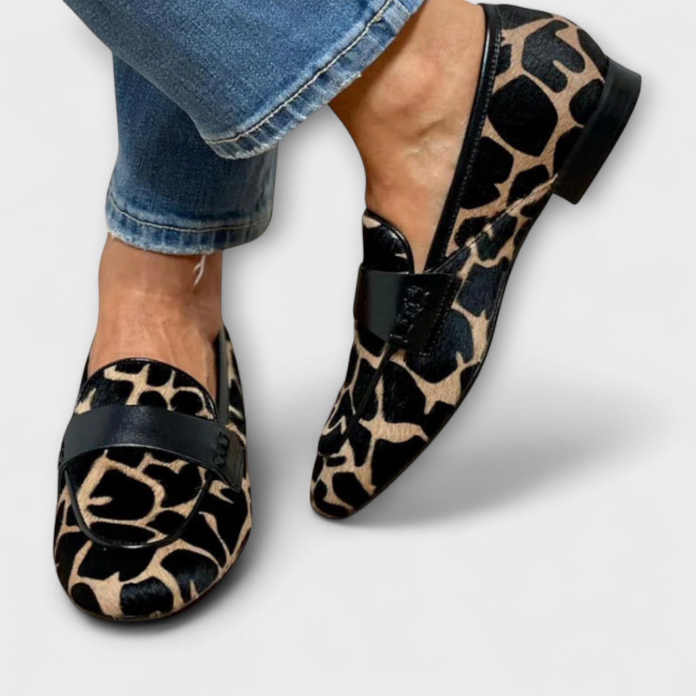Sienna | Luxe Wild-Print Orthopedic Loafer