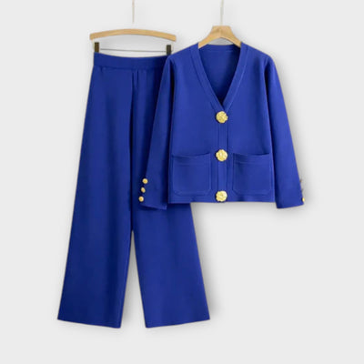 Chloe | Button Detail Knit Set