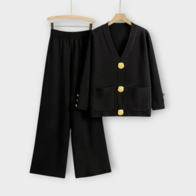 Chloe | Button Detail Knit Set