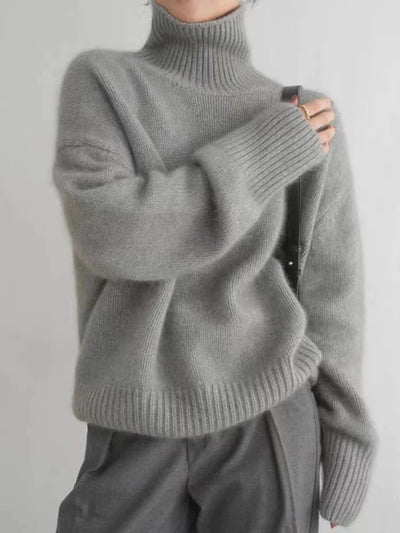 Isla | Soft Knit Oversized Turtleneck Sweater