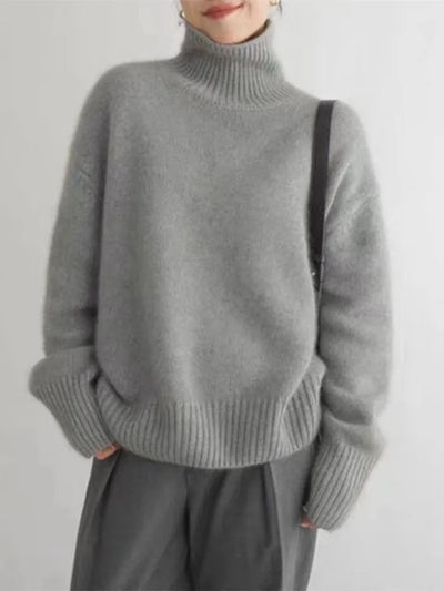 Isla | Soft Knit Oversized Turtleneck Sweater
