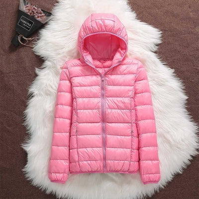 Lena | Lightweight Hooded Puff Jacket