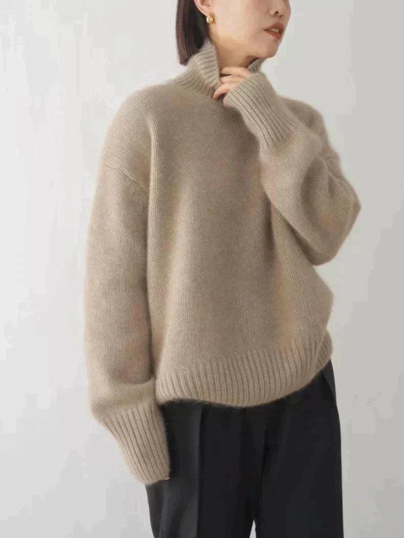 Isla | Soft Knit Oversized Turtleneck Sweater