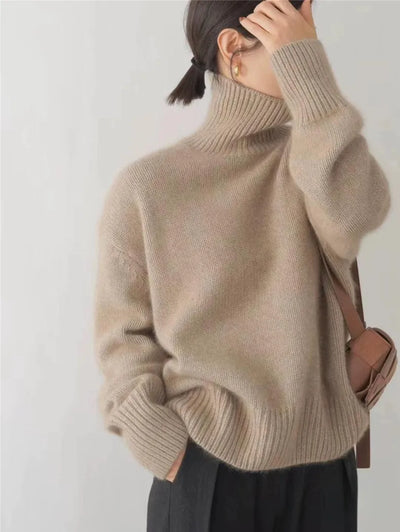Isla | Soft Knit Oversized Turtleneck Sweater