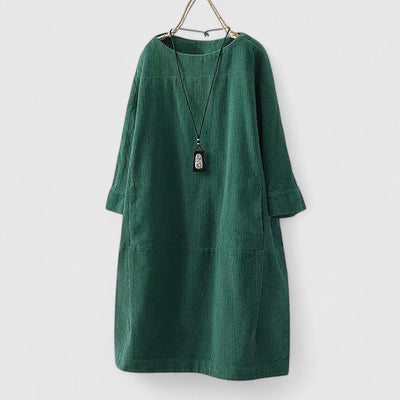 Harper | Minimalist Loose-Fit Cord Dress