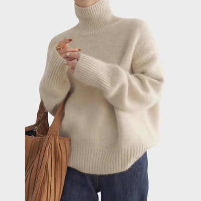 Isla | Soft Knit Oversized Turtleneck Sweater