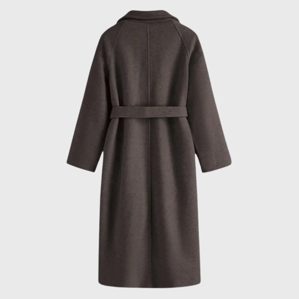 Evelyn | Cozy Belted Wool Blend Coat