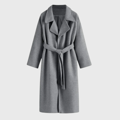 Evelyn | Cozy Belted Wool Blend Coat