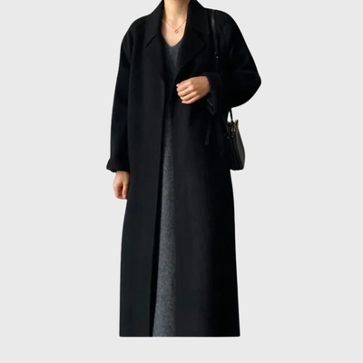 Evelyn | Cozy Belted Wool Blend Coat