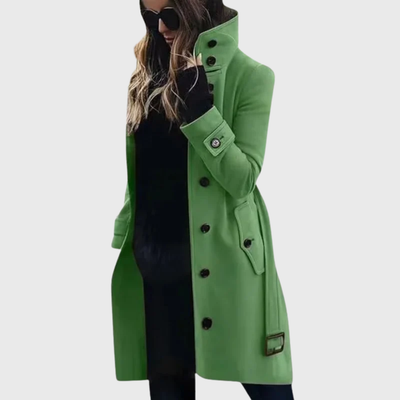 Eleanor | Elegant High-Collar Winter Coat