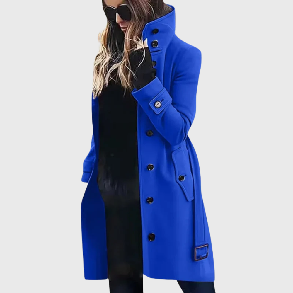 Eleanor | Elegant High-Collar Winter Coat