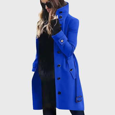 Eleanor | Elegant High-Collar Winter Coat