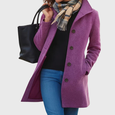 Eleanor | Soft Camel Wool Blend Everyday Coat