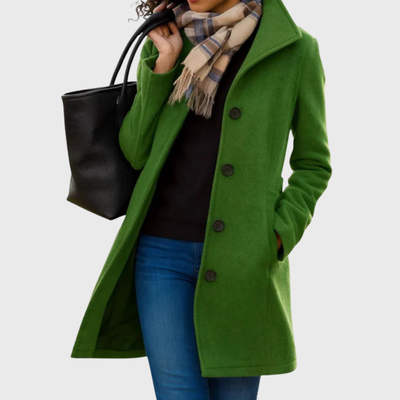 Eleanor | Soft Camel Wool Blend Everyday Coat