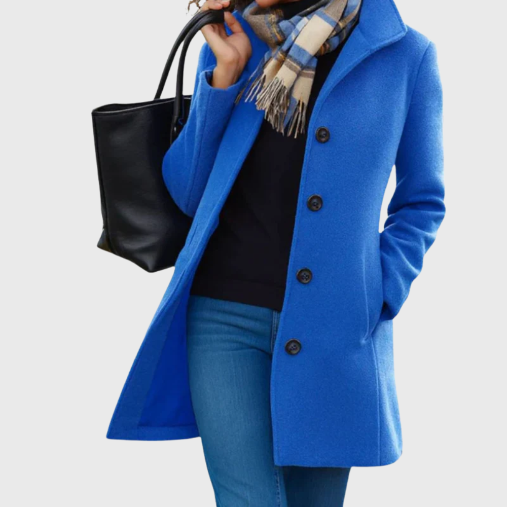 Eleanor | Soft Camel Wool Blend Everyday Coat