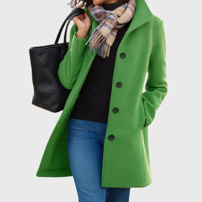 Eleanor | Soft Camel Wool Blend Everyday Coat