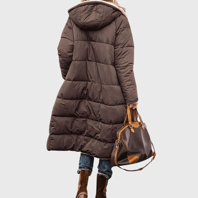 Harper | Cozy-Luxe Longline Sherpa Puffer Coat
