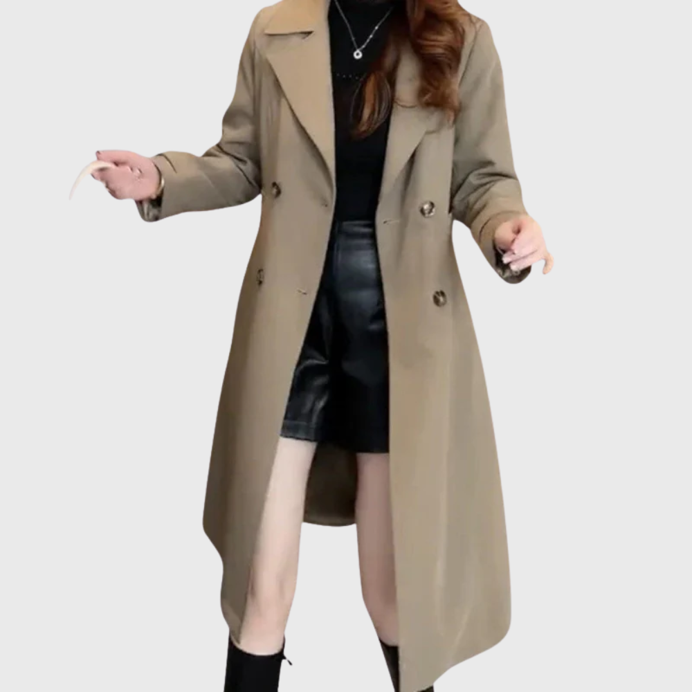 Charlotte | Elegant Mid-Length Classic Coat