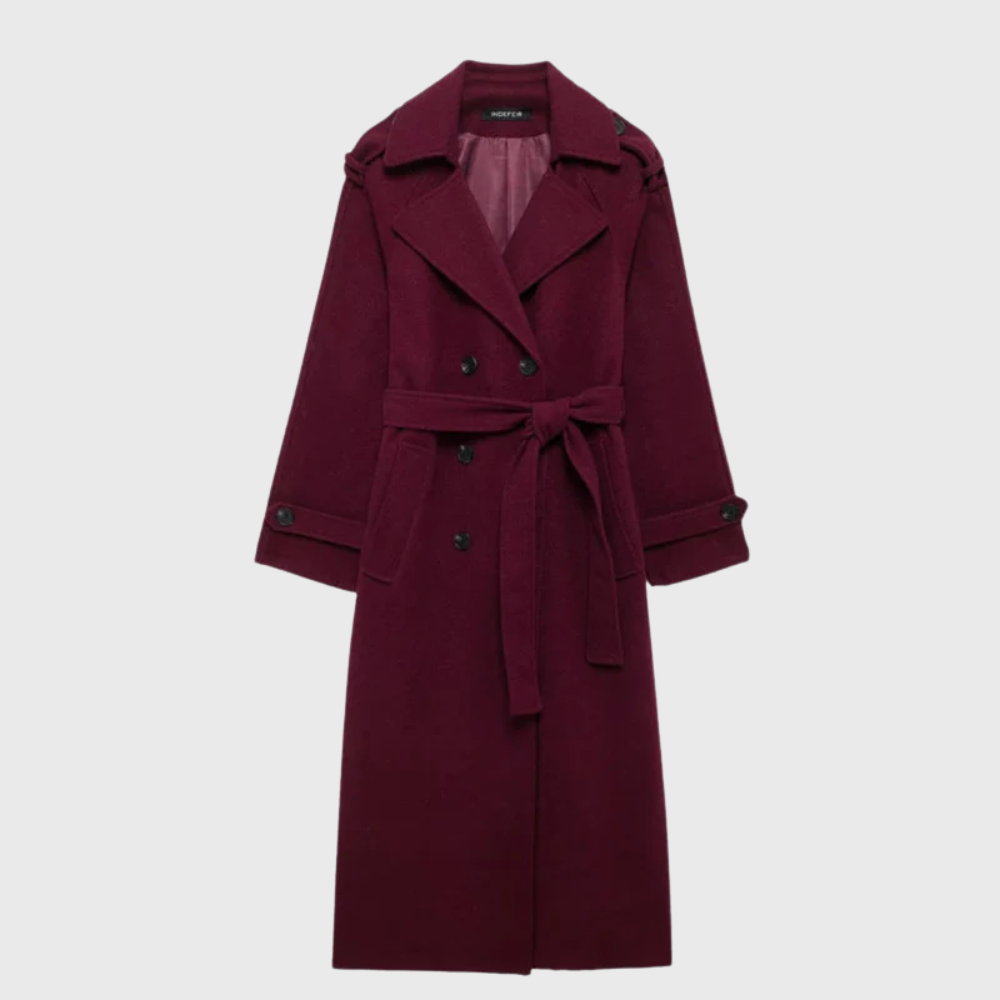 Vivian | Elegant Wool Trench