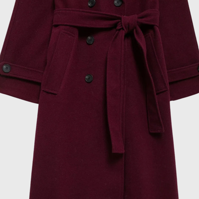 Vivian | Elegant Wool Trench