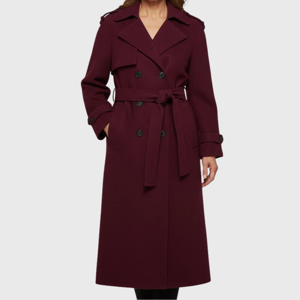 Vivian | Elegant Wool Trench