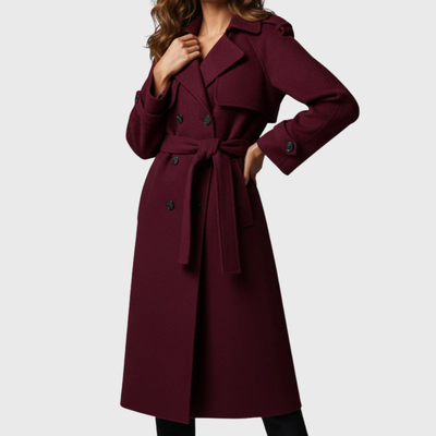 Vivian | Elegant Wool Trench