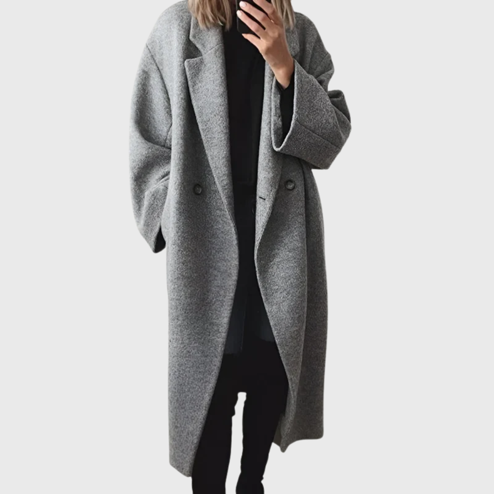Elaine | Oversized Wool Blend Coat