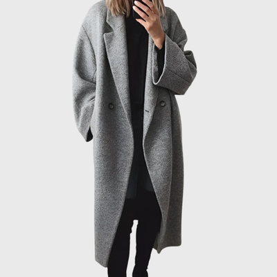 Elaine | Oversized Wool Blend Coat
